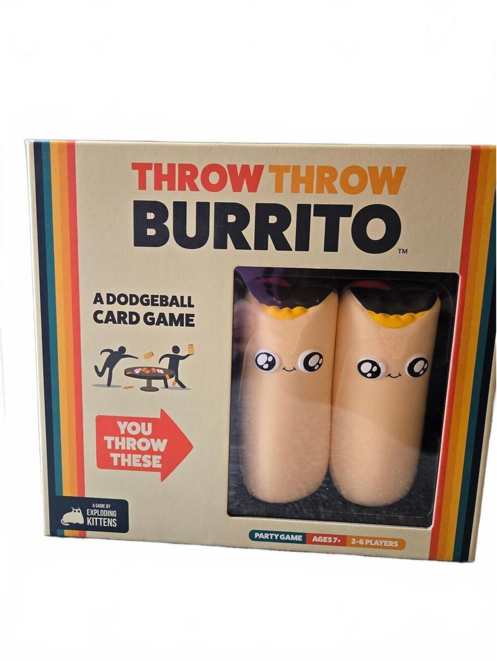 Throw Throw Burrito / Exploding Kittens / Dodgeball Party Game Complete